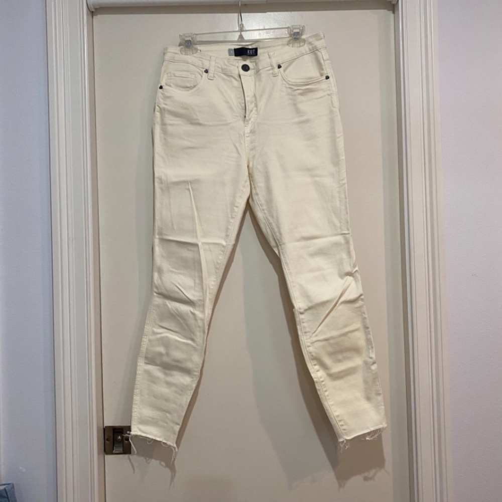 Women's KUT Cream Jeans